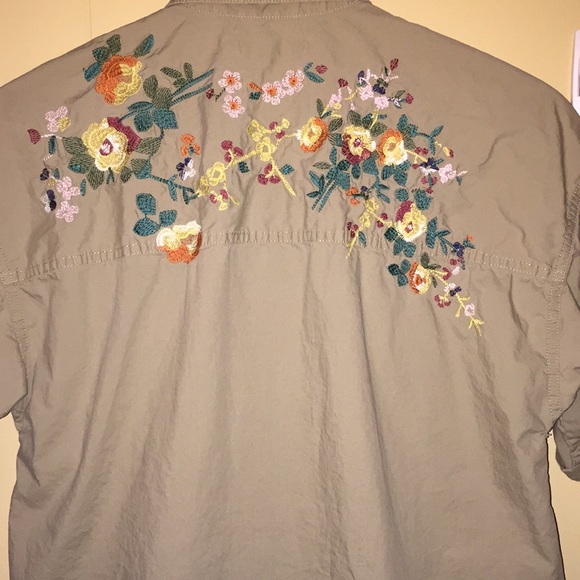 Buy 2 Get 1 Free Madewell Tie Front Safari Shirt - Picture 6 of 6